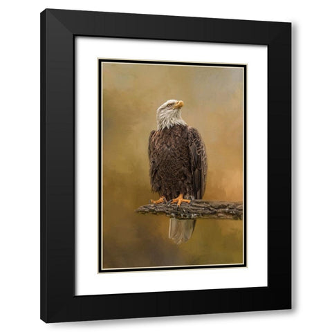 Peace Seeker Black Modern Wood Framed Art Print with Double Matting by Parker, Kelley