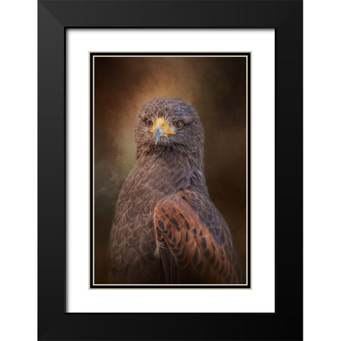 Intense Outlook Black Modern Wood Framed Art Print with Double Matting by Parker, Kelley