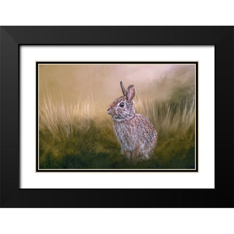 Summer Softie Black Modern Wood Framed Art Print with Double Matting by Parker, Kelley