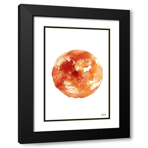 Venus Black Modern Wood Framed Art Print with Double Matting by Fay, Mela
