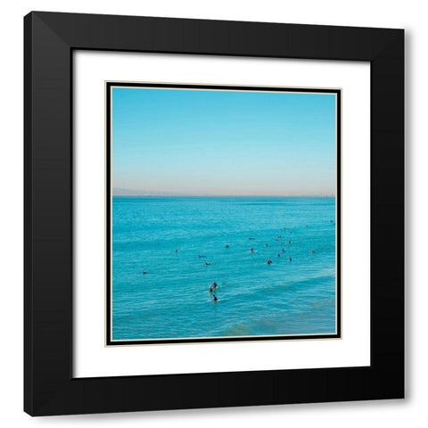 Surfer Buoys III Black Modern Wood Framed Art Print with Double Matting by Singleton, Ashley