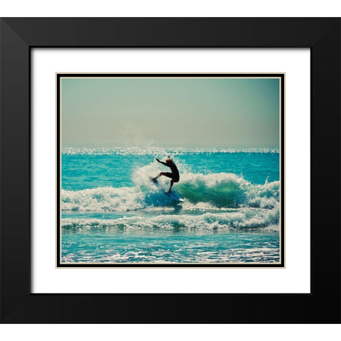 Hang One Black Modern Wood Framed Art Print with Double Matting by Singleton, Ashley