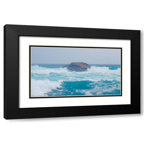 Island Black Modern Wood Framed Art Print with Double Matting by Singleton, Ashley