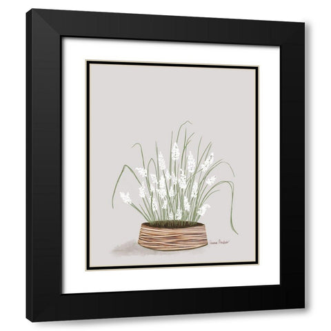 Solarium Plant III Black Modern Wood Framed Art Print with Double Matting by Murdock, Ramona
