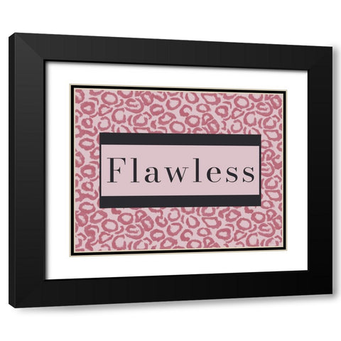 Flawless Black Modern Wood Framed Art Print with Double Matting by Murdock, Ramona