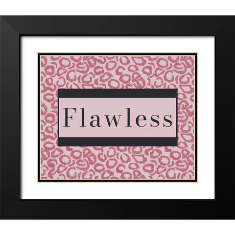 Flawless Black Modern Wood Framed Art Print with Double Matting by Murdock, Ramona