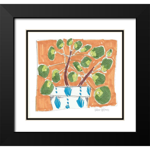 Money Plant II Black Modern Wood Framed Art Print with Double Matting by Wieners, Valerie
