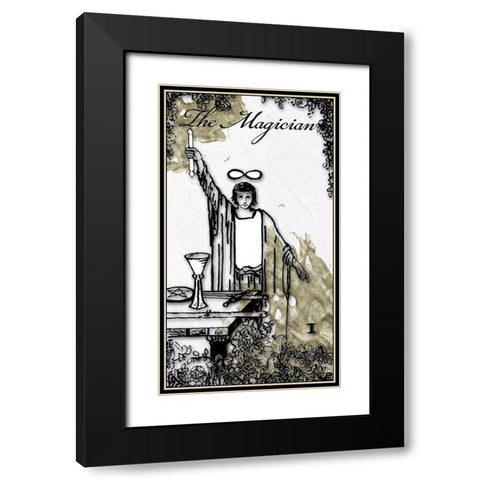 The Magician Black Modern Wood Framed Art Print with Double Matting by Sommers, Mindy