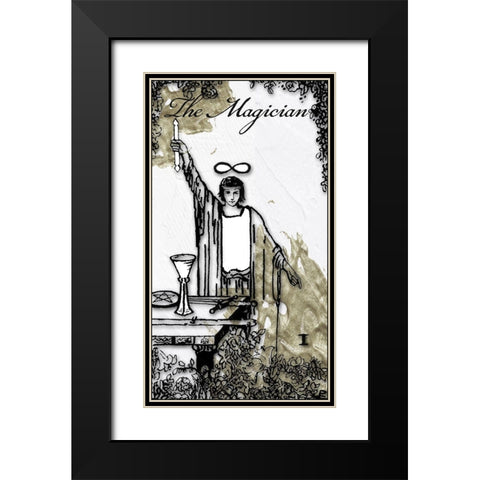 The Magician Black Modern Wood Framed Art Print with Double Matting by Sommers, Mindy