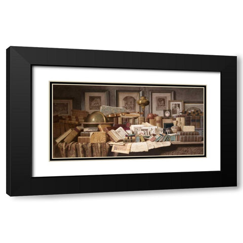 A Connoisseurs Corner Black Modern Wood Framed Art Print with Double Matting by Spiers, Benjamin Walter
