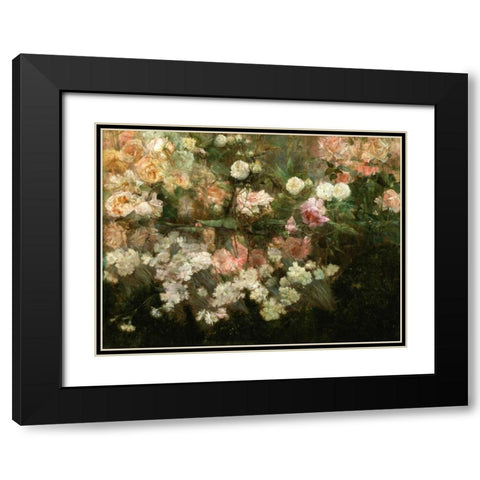 Garden in May Black Modern Wood Framed Art Print with Double Matting by Dewing, Maria Oakey