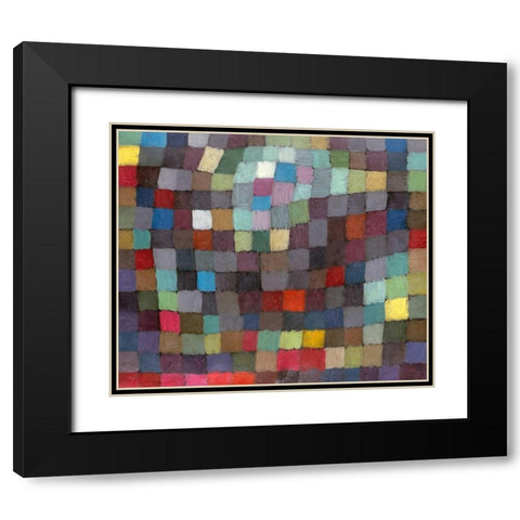 May Picture Black Modern Wood Framed Art Print with Double Matting by Klee, Paul