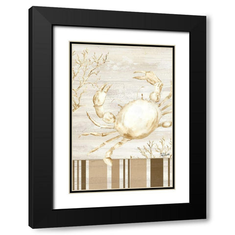 Calm Shores XI Black Modern Wood Framed Art Print with Double Matting by Tre Sorelle Studios