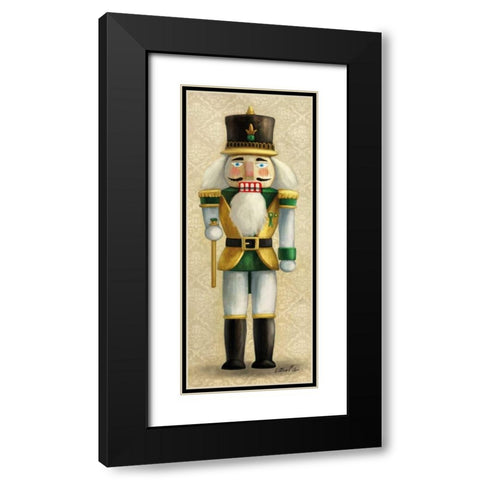 Christmas Nutcracker II Black Modern Wood Framed Art Print with Double Matting by Milan, Vittorio