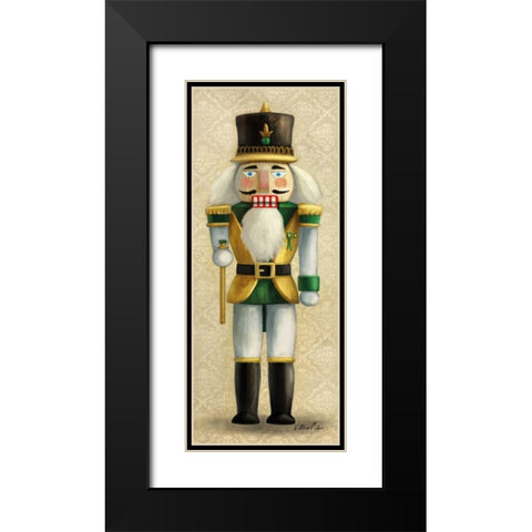 Christmas Nutcracker II Black Modern Wood Framed Art Print with Double Matting by Milan, Vittorio