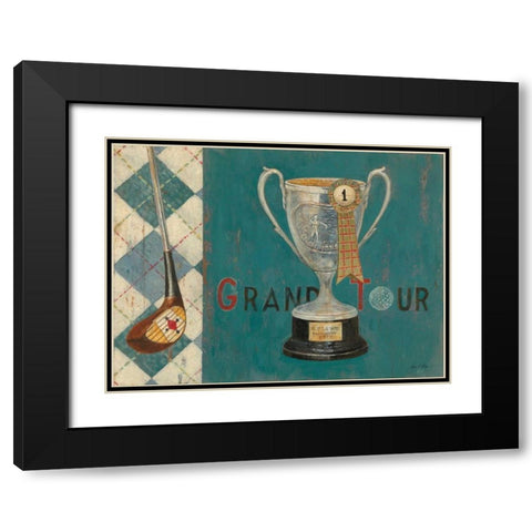 Grand Tour Black Modern Wood Framed Art Print with Double Matting by Fisk, Arnie