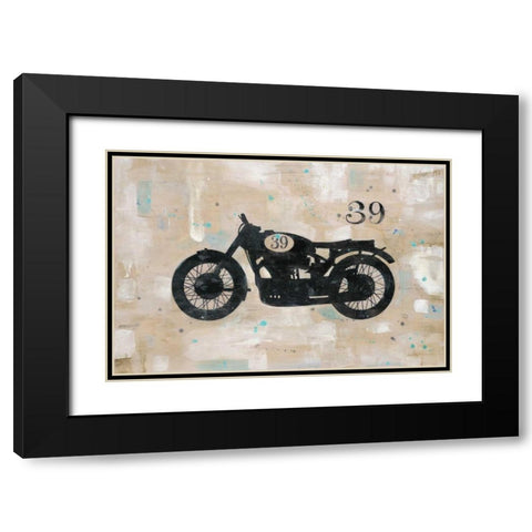 Vintage 39 Black Modern Wood Framed Art Print with Double Matting by Fisk, Arnie