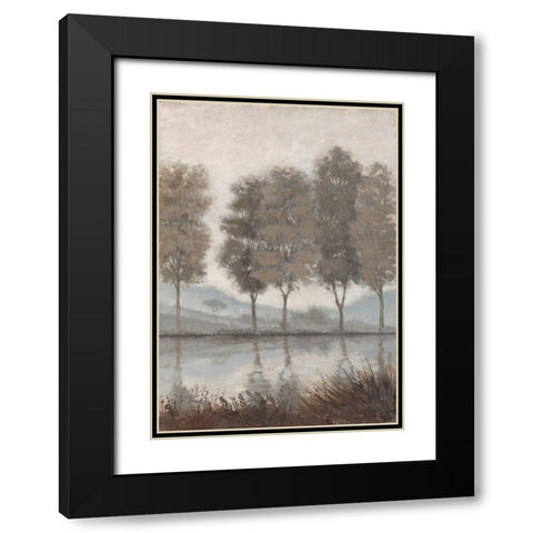 Morning View 2 Black Modern Wood Framed Art Print with Double Matting by McGannon, Jill Schultz