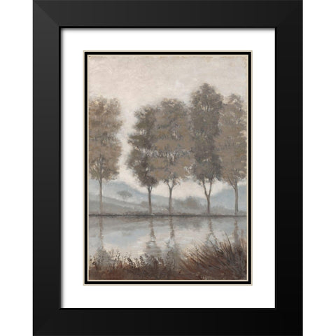Morning View 2 Black Modern Wood Framed Art Print with Double Matting by McGannon, Jill Schultz