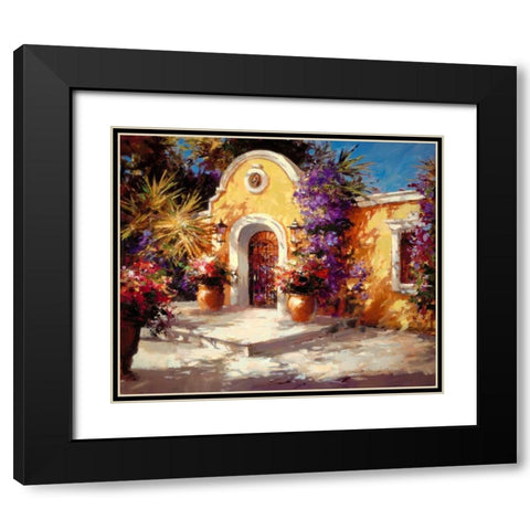 Casa Mia Black Modern Wood Framed Art Print with Double Matting by Heighton, Brent