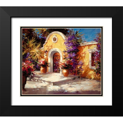 Casa Mia Black Modern Wood Framed Art Print with Double Matting by Heighton, Brent