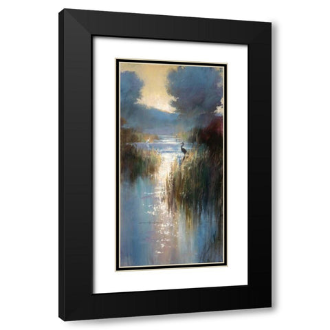 Peaceful Everglades 2 Black Modern Wood Framed Art Print with Double Matting by Heighton, Brent