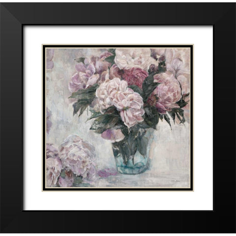 English Esttae Bouquette Black Modern Wood Framed Art Print with Double Matting by Theodosiou, Matina