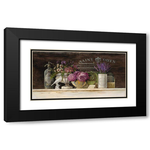 Saint Ouen Vignette Black Modern Wood Framed Art Print with Double Matting by Staehling, Angela