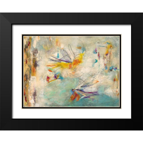 Carnivale Black Modern Wood Framed Art Print with Double Matting by Villarreal Villarreal, Gabriela
