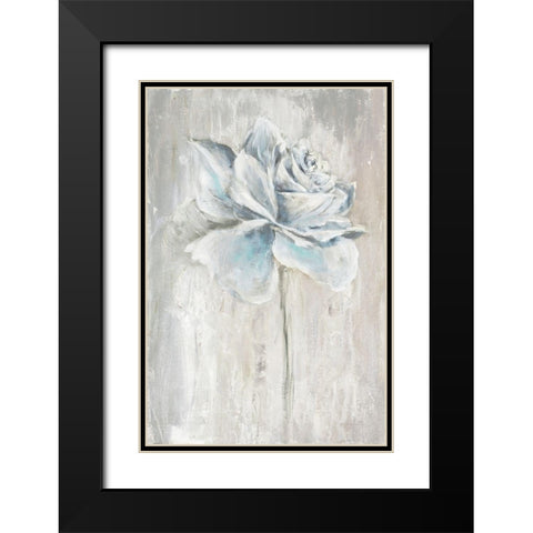 Artists Rose Black Modern Wood Framed Art Print with Double Matting by Gold, Lora