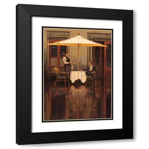 Cocktail Vignette Black Modern Wood Framed Art Print with Double Matting by Lynch, Brent
