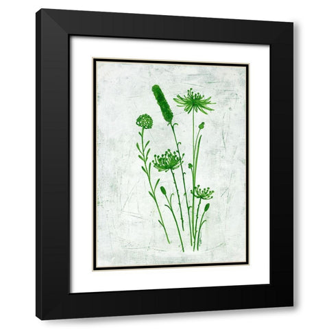 Fresh Greenery Garden Black Modern Wood Framed Art Print with Double Matting by Loco, Filippo