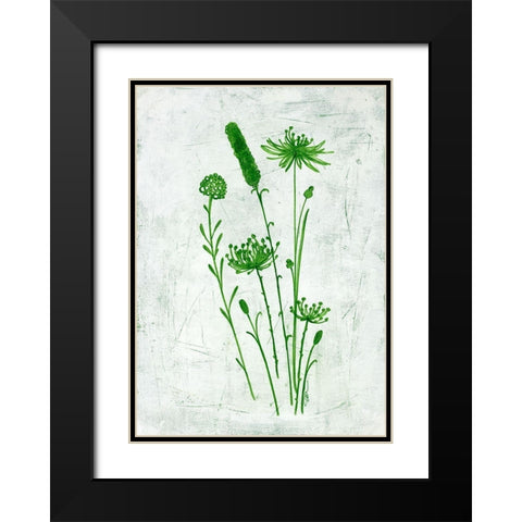 Fresh Greenery Garden Black Modern Wood Framed Art Print with Double Matting by Loco, Filippo