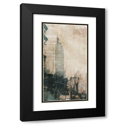 NYC Cool 1 Black Modern Wood Framed Art Print with Double Matting by Roko, Ken
