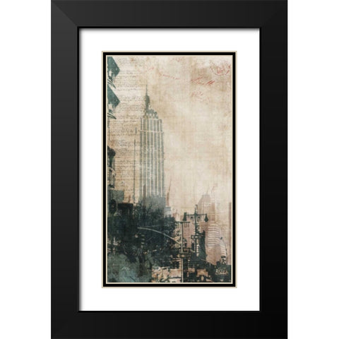 NYC Cool 1 Black Modern Wood Framed Art Print with Double Matting by Roko, Ken