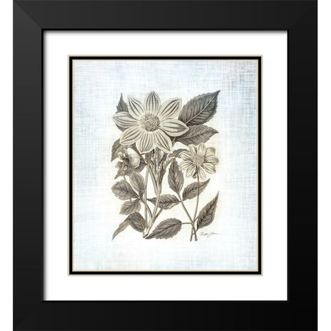 Farmhouse Botanical 4 Black Modern Wood Framed Art Print with Double Matting by James, Christopher