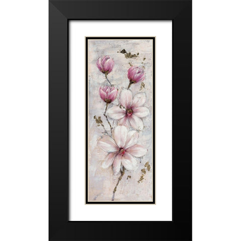 Magnolia Estate 2 Black Modern Wood Framed Art Print with Double Matting by Key