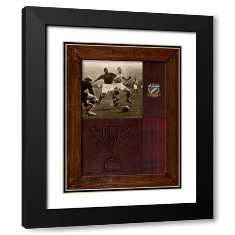 Vintage Match Black Modern Wood Framed Art Print with Double Matting by Appleman, Sam