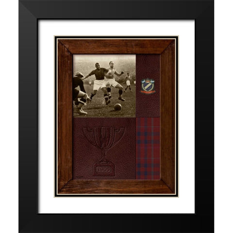Vintage Match Black Modern Wood Framed Art Print with Double Matting by Appleman, Sam