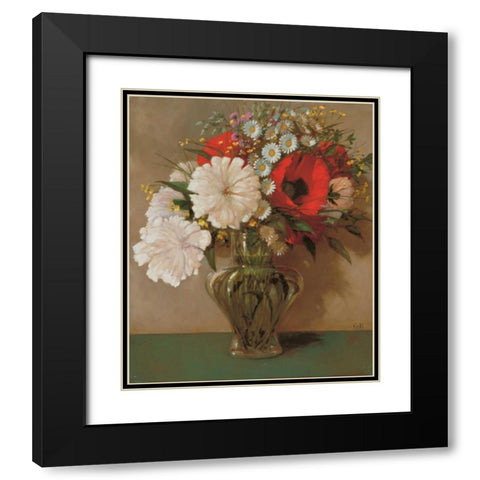 Stillife  Black Modern Wood Framed Art Print with Double Matting by van Rooijen, Carel