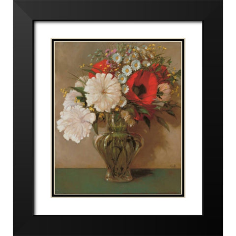 Stillife  Black Modern Wood Framed Art Print with Double Matting by van Rooijen, Carel