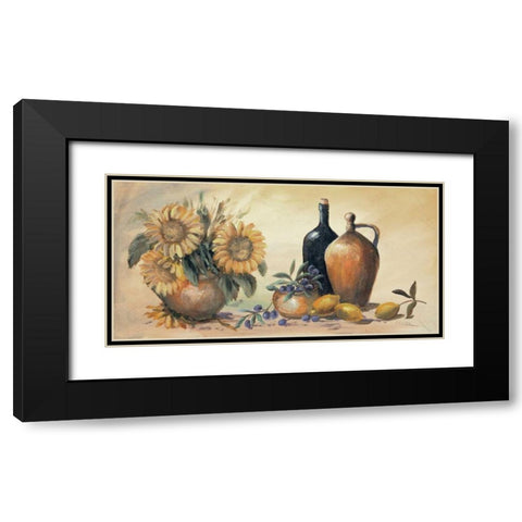 Stillife I Black Modern Wood Framed Art Print with Double Matting by Schottler, Katharina