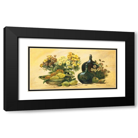 Stillife II Black Modern Wood Framed Art Print with Double Matting by Schottler, Katharina