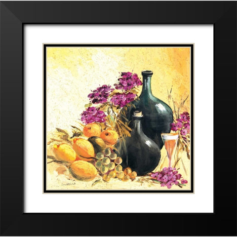 Lemon stillife Black Modern Wood Framed Art Print with Double Matting by Schottler, Katharina
