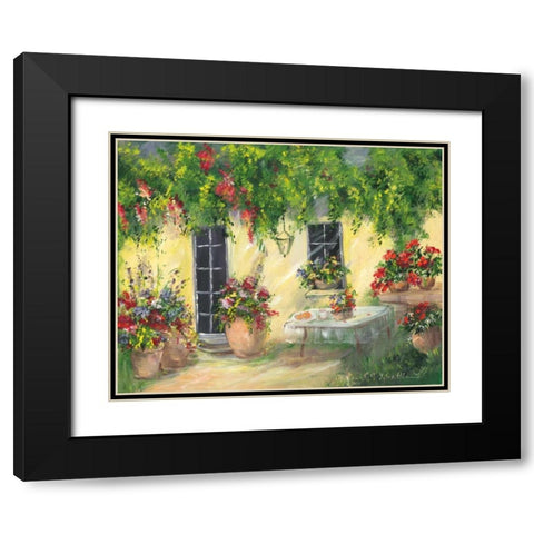 Romantic III Black Modern Wood Framed Art Print with Double Matting by Schottler, Katharina