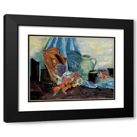 Still life II Black Modern Wood Framed Art Print with Double Matting by Cruysberg, Marijke