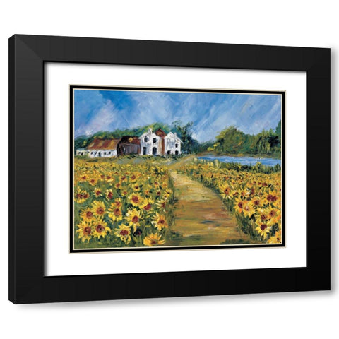 View at the malthouse Black Modern Wood Framed Art Print with Double Matting by Cruysberg, Marijke
