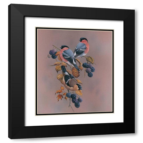 Resting Black Modern Wood Framed Art Print with Double Matting by Weenink, Ruud