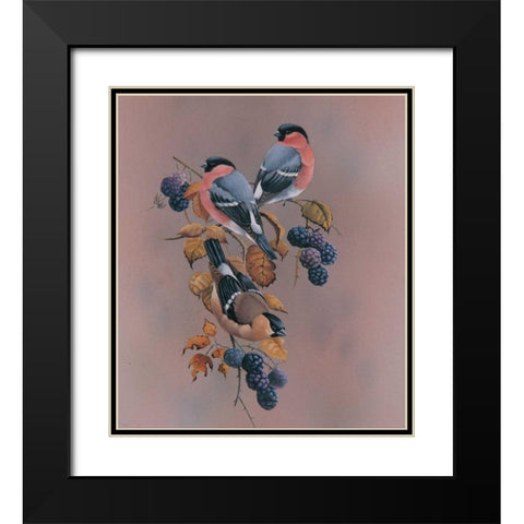 Resting Black Modern Wood Framed Art Print with Double Matting by Weenink, Ruud