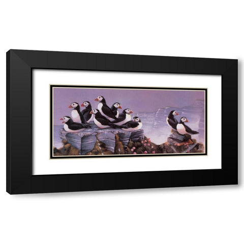 All together now II Black Modern Wood Framed Art Print with Double Matting by Weenink, Ruud